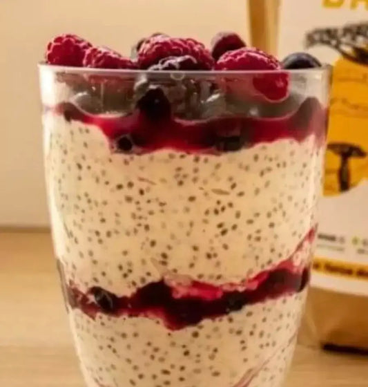 Pudding protéiné de chia et baobab