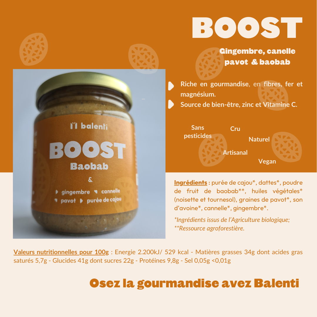 Pâtes à tartiner au baobab