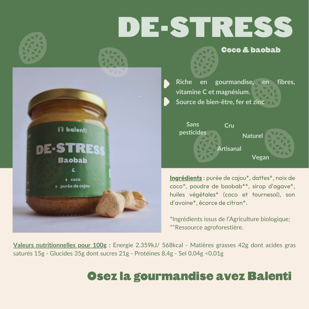 Pâtes à tartiner au baobab
